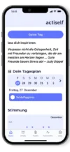 actiself app screen Übersicht