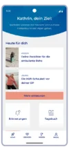 Screen der App ActiveTEP Tägliches Ziel