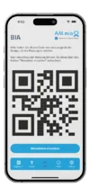 AM Mio App Screen BIA QR Code Waage
