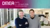 Bewerbung der DMEA 2026 in Berlin mit den beiden Bornholdt Lee Geschäftsführern Malte und Hosun
