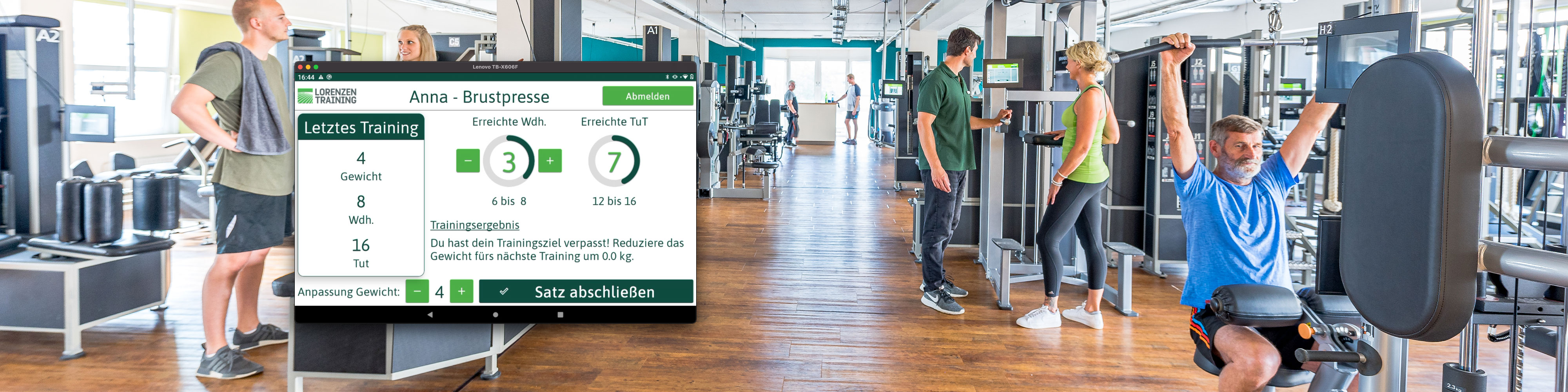 Lorenzen-Training Banner