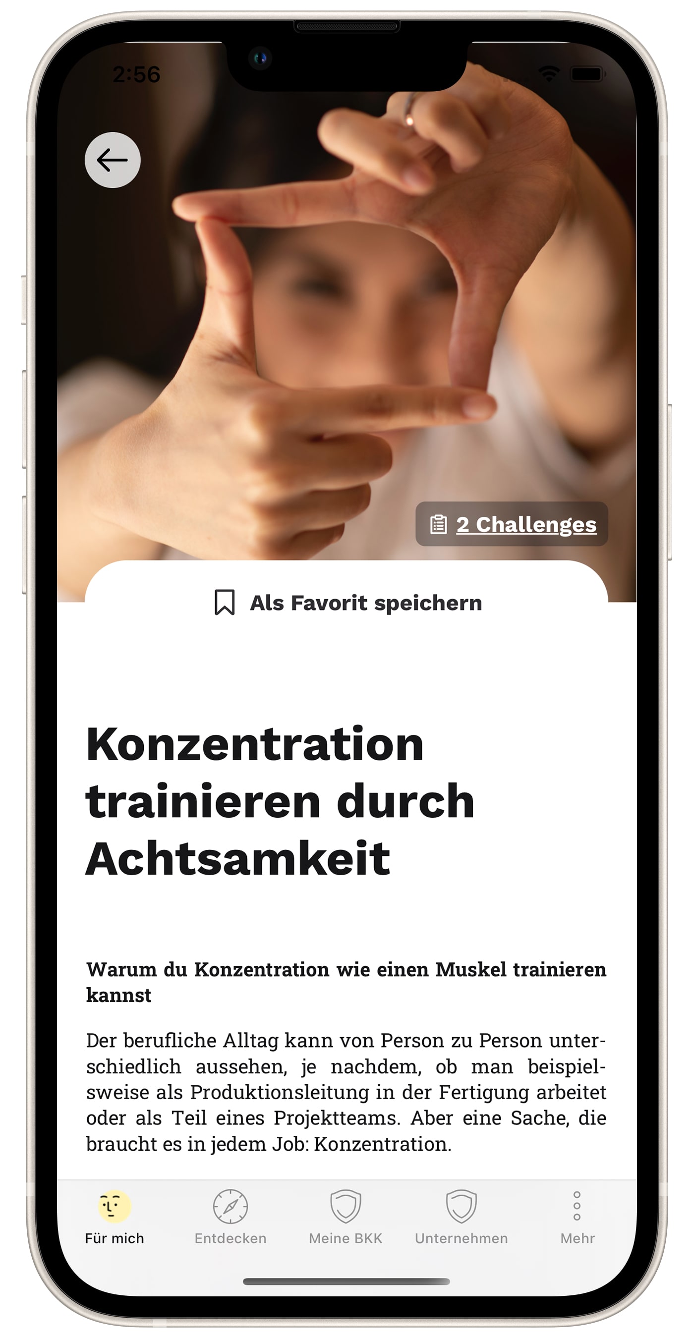 Gesundheits-App Phileo - BKK Dachverband e.V. Challenges